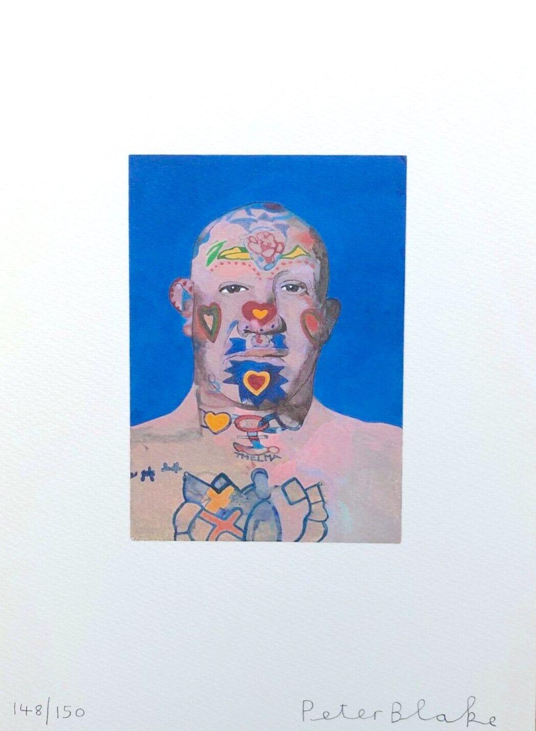 Tattooed Man - Print by Peter Blake