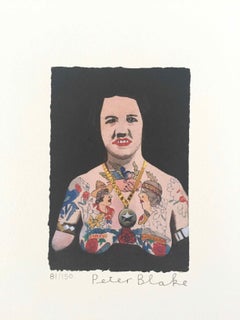Tattooed People, Doris: Limited Edition Print by Sir Peter Blake