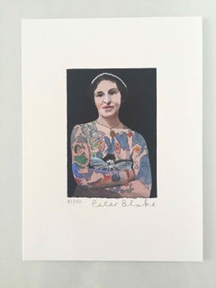 Tattooed People, Emily: Limited Edition Print by Sir Peter Blake