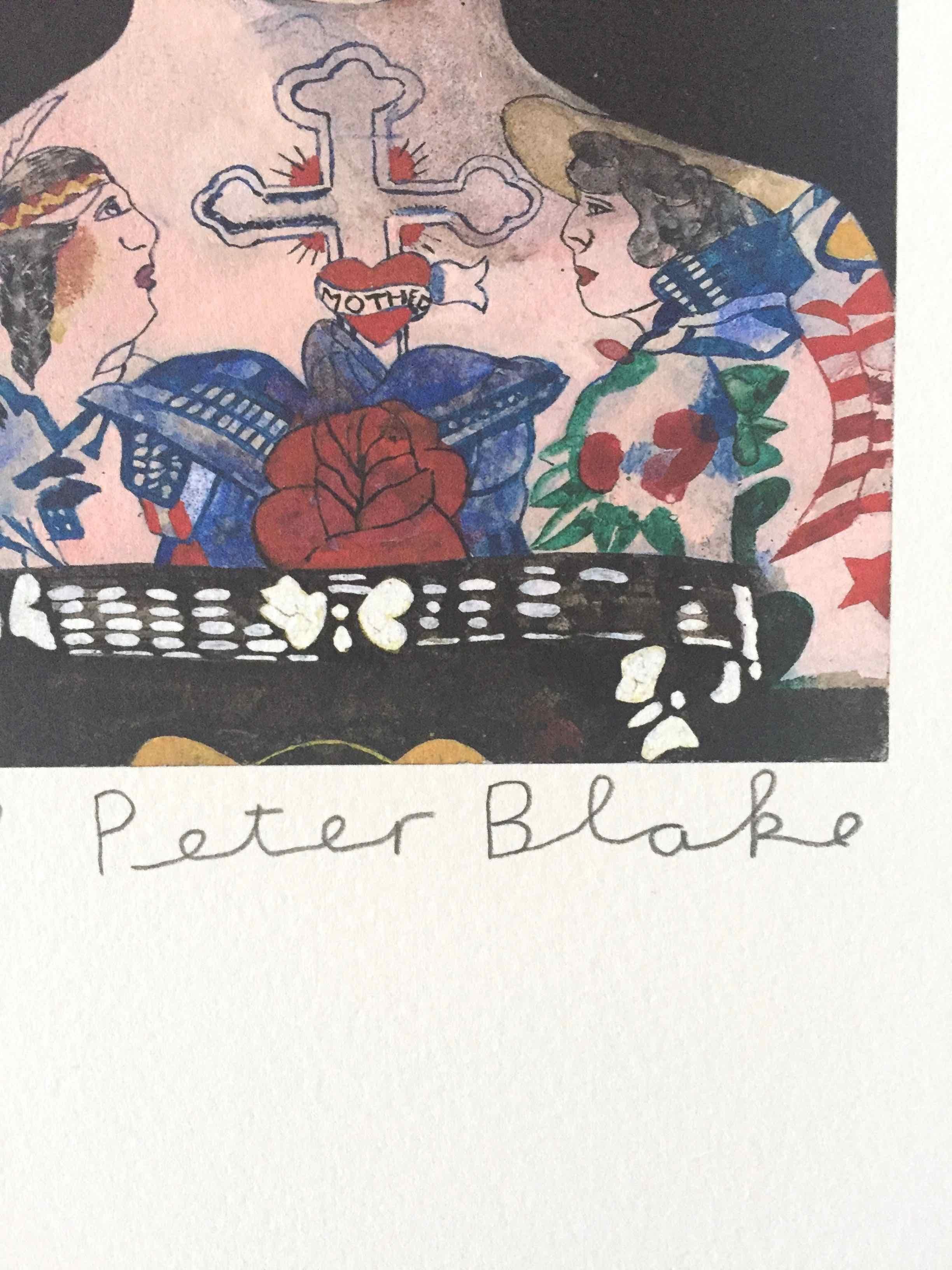 Persone tatuate, Gloria: Stampa in edizione limitata di Sir Peter Blake in vendita 2