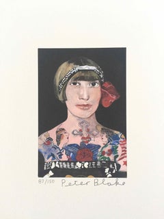 Tattooed People, Gloria: Limited Edition Print by Sir Peter Blake