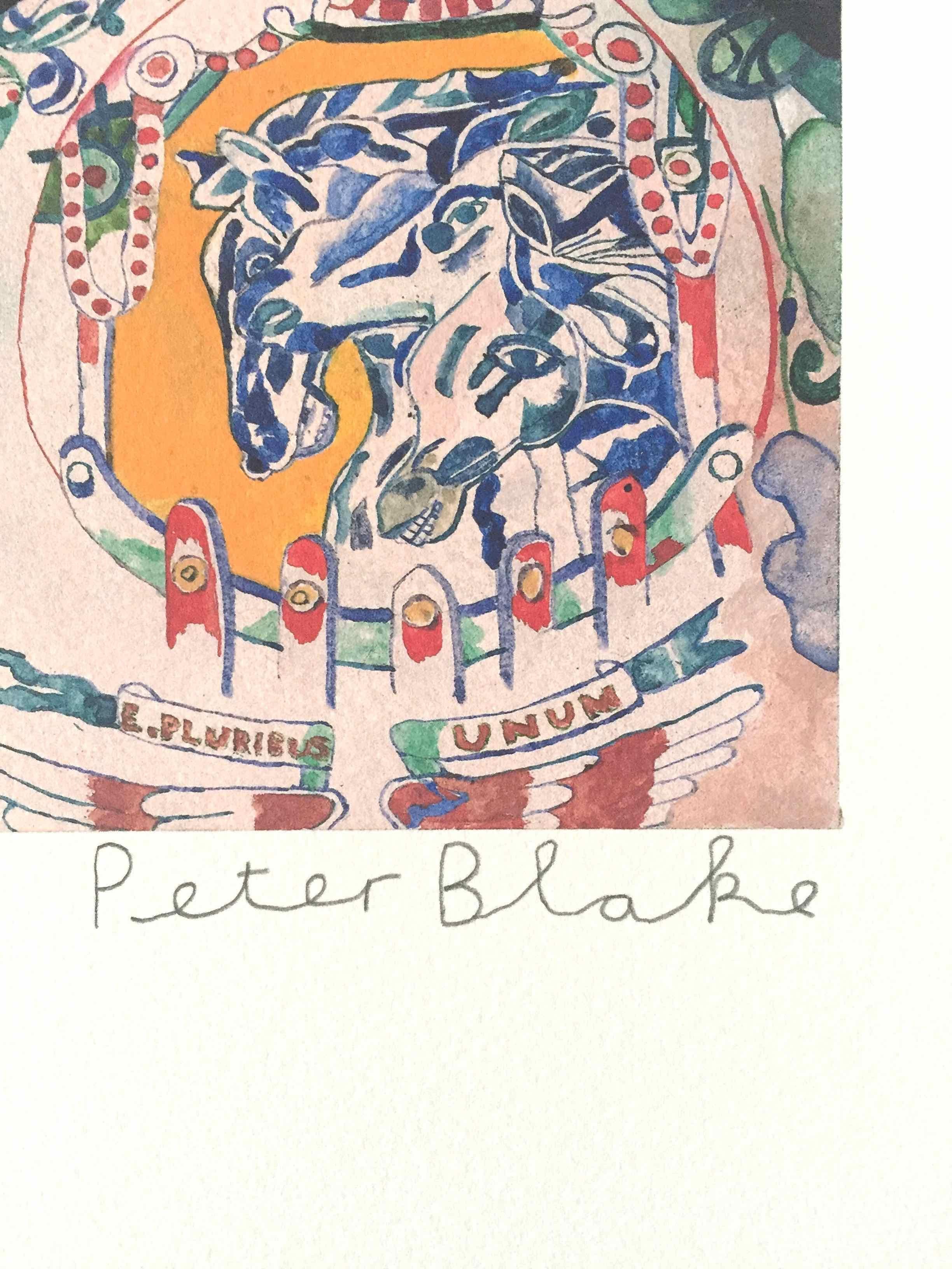 Tattooed People, Max: Limited Edition Print by Sir Peter Blake 1