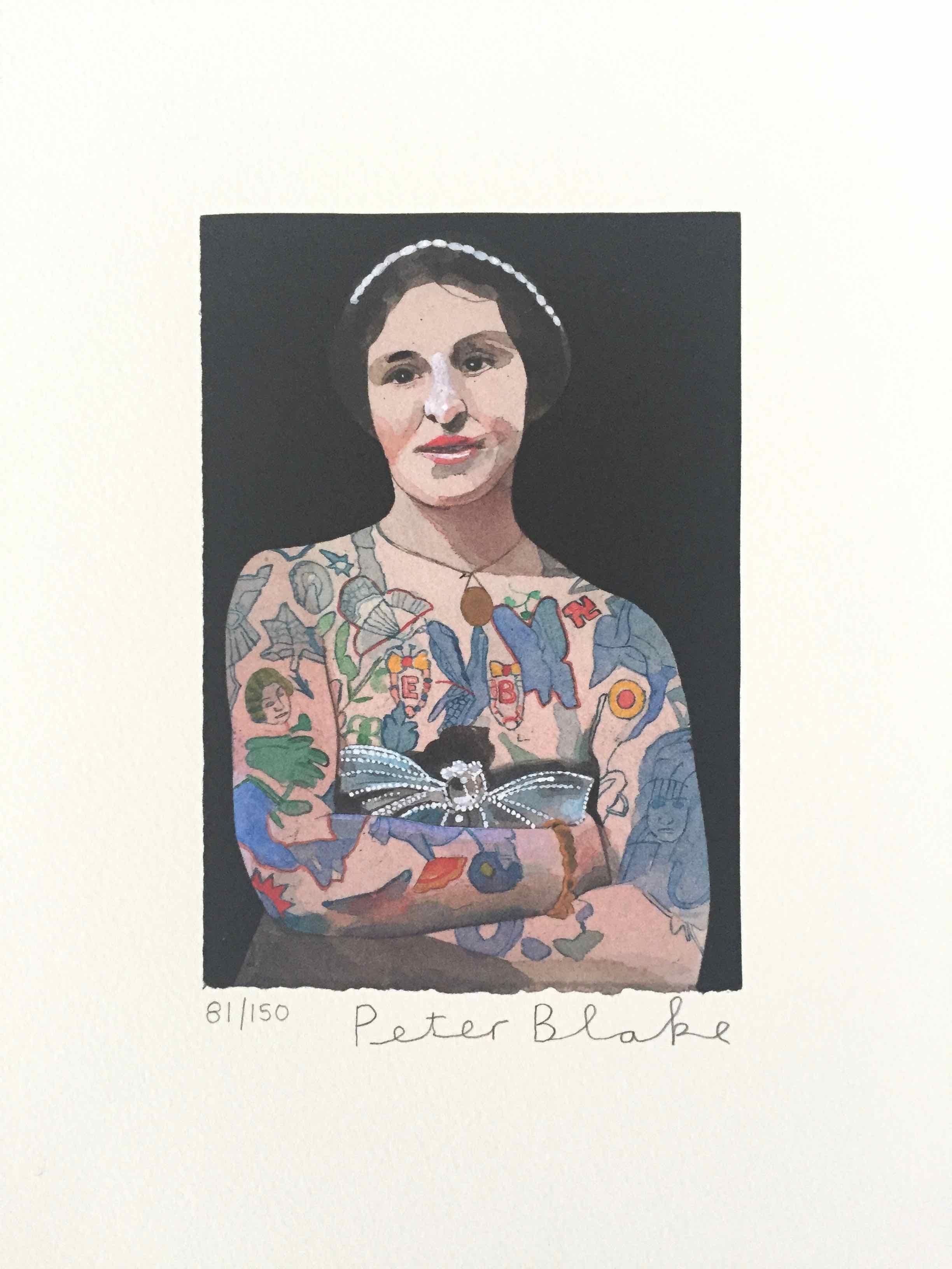 Tattooed People: Set of 10 Limited Edition Prints by Sir Peter Blake 1