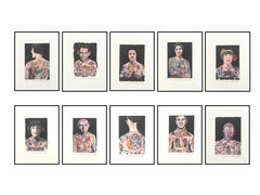 Les personnes tatouées : ensemble de 10 tirages en édition limitée de Sir Peter Blake