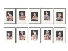 Tattooed People: Set of 10 Limited Edition Prints by Sir Peter Blake