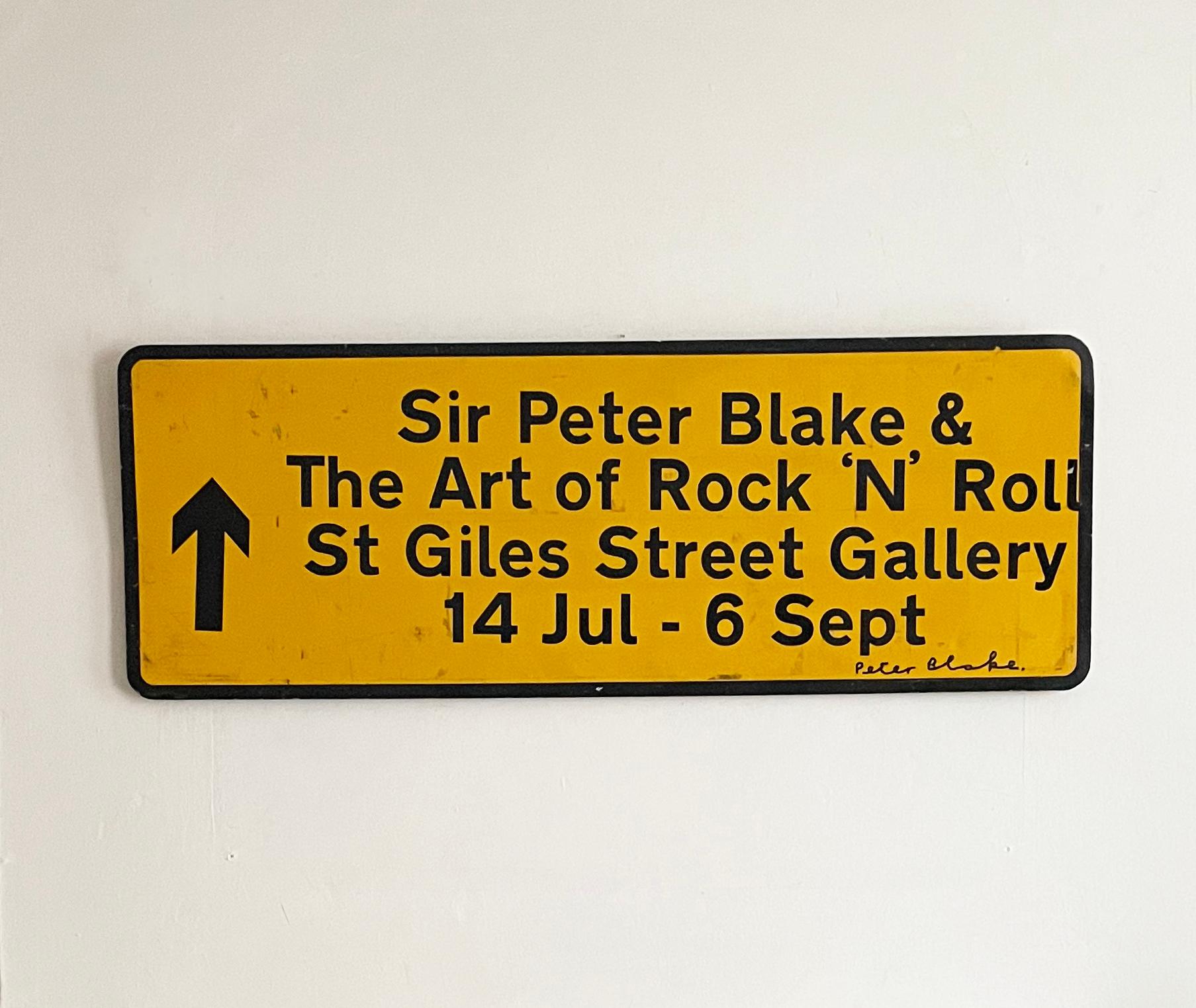 What was Sir Peter Blake famous for?