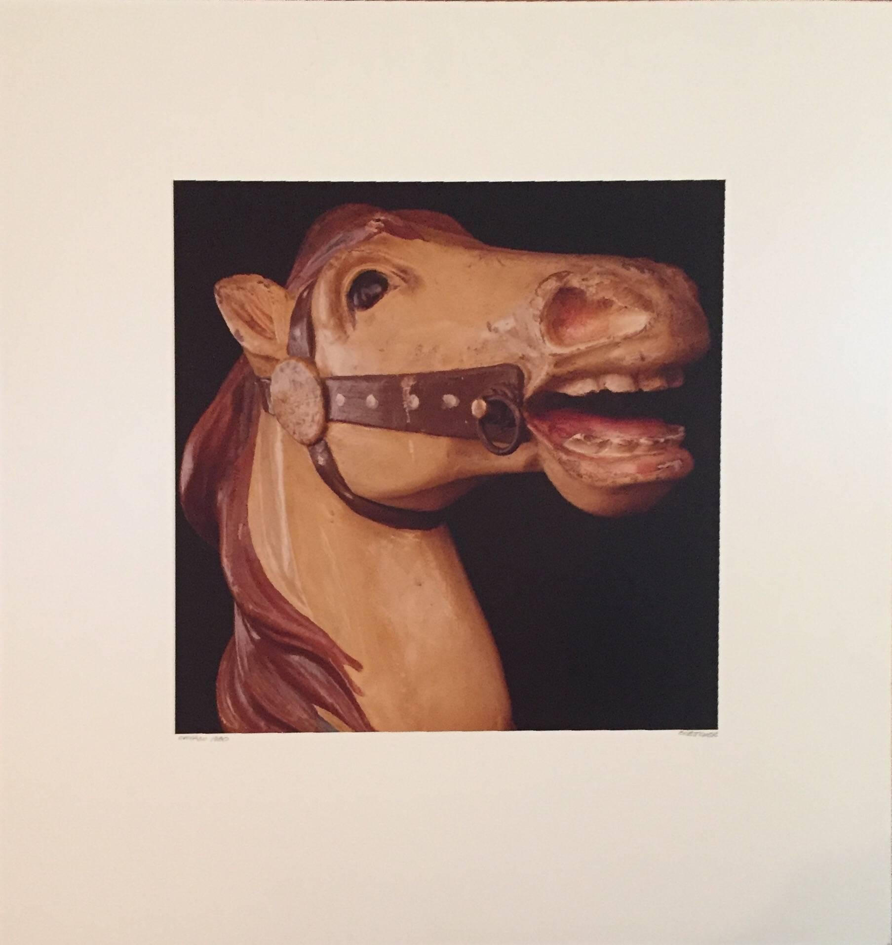 Peter Boettcher Animal Print - Carousel Horse