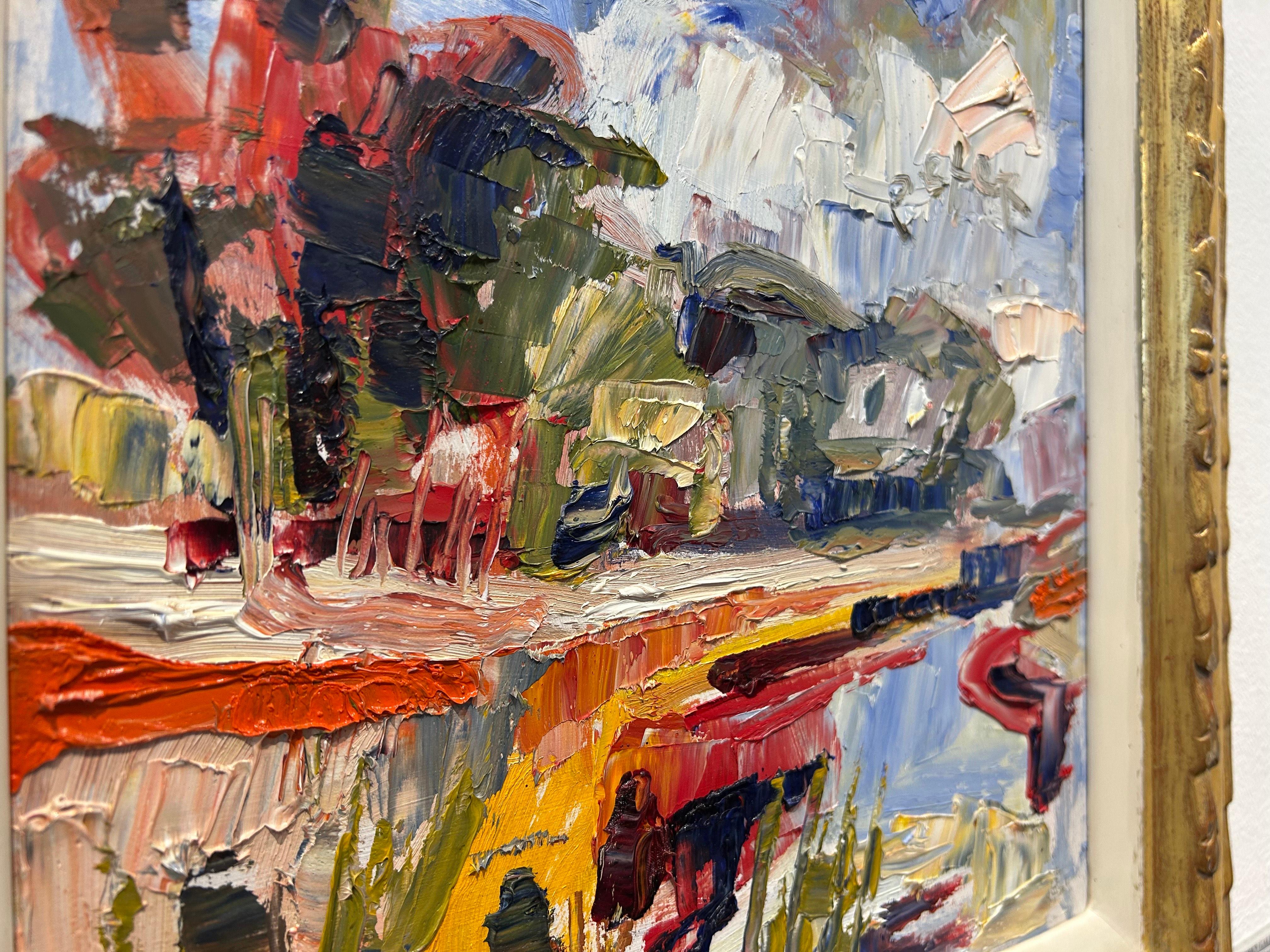 Lichte Regen in de Vroege Ochtenduren Light Rain in the Morning Nature Modern For Sale 1
