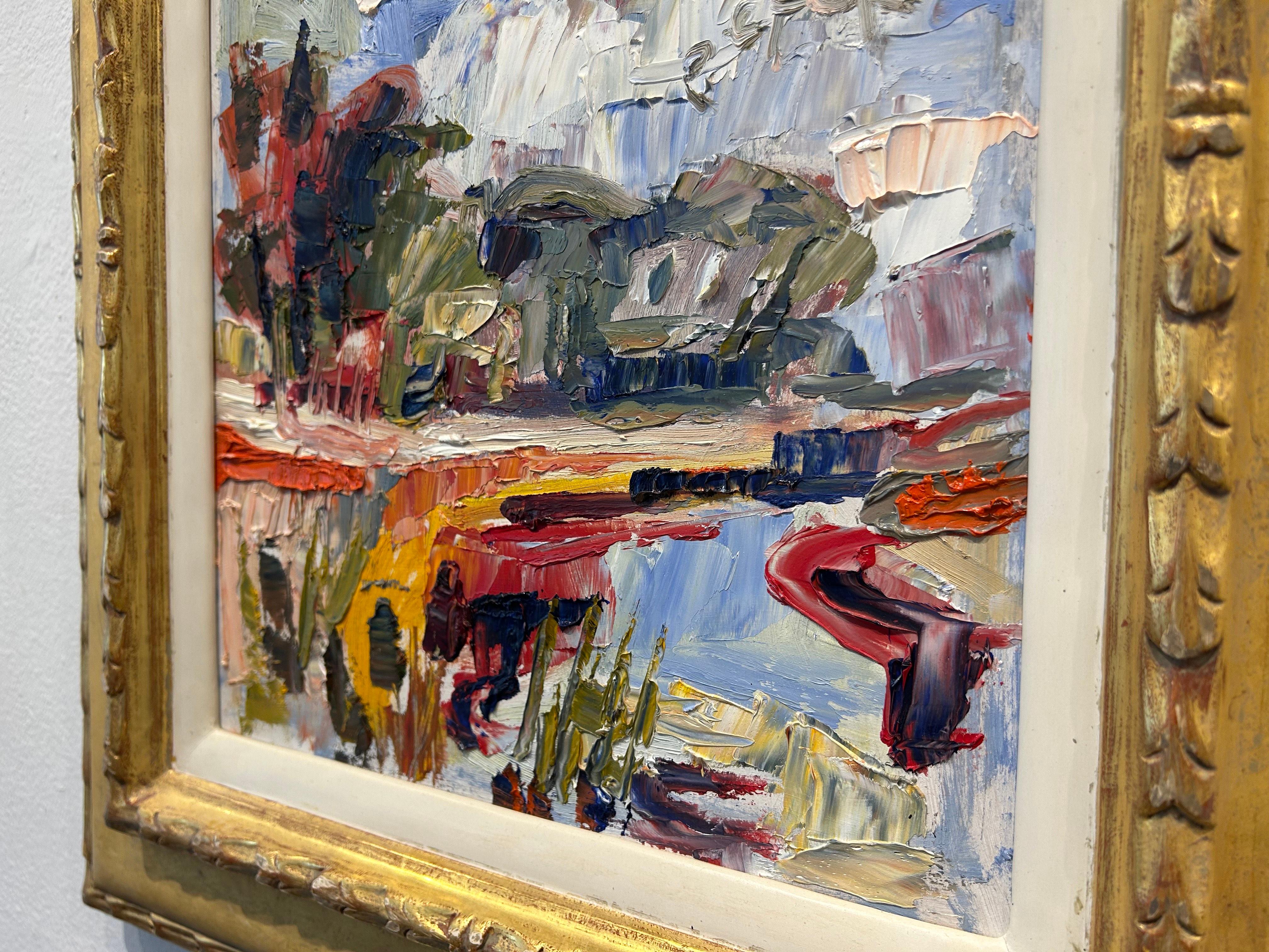Lichte Regen in de Vroege Ochtenduren Light Rain in the Morning Nature Modern For Sale 2