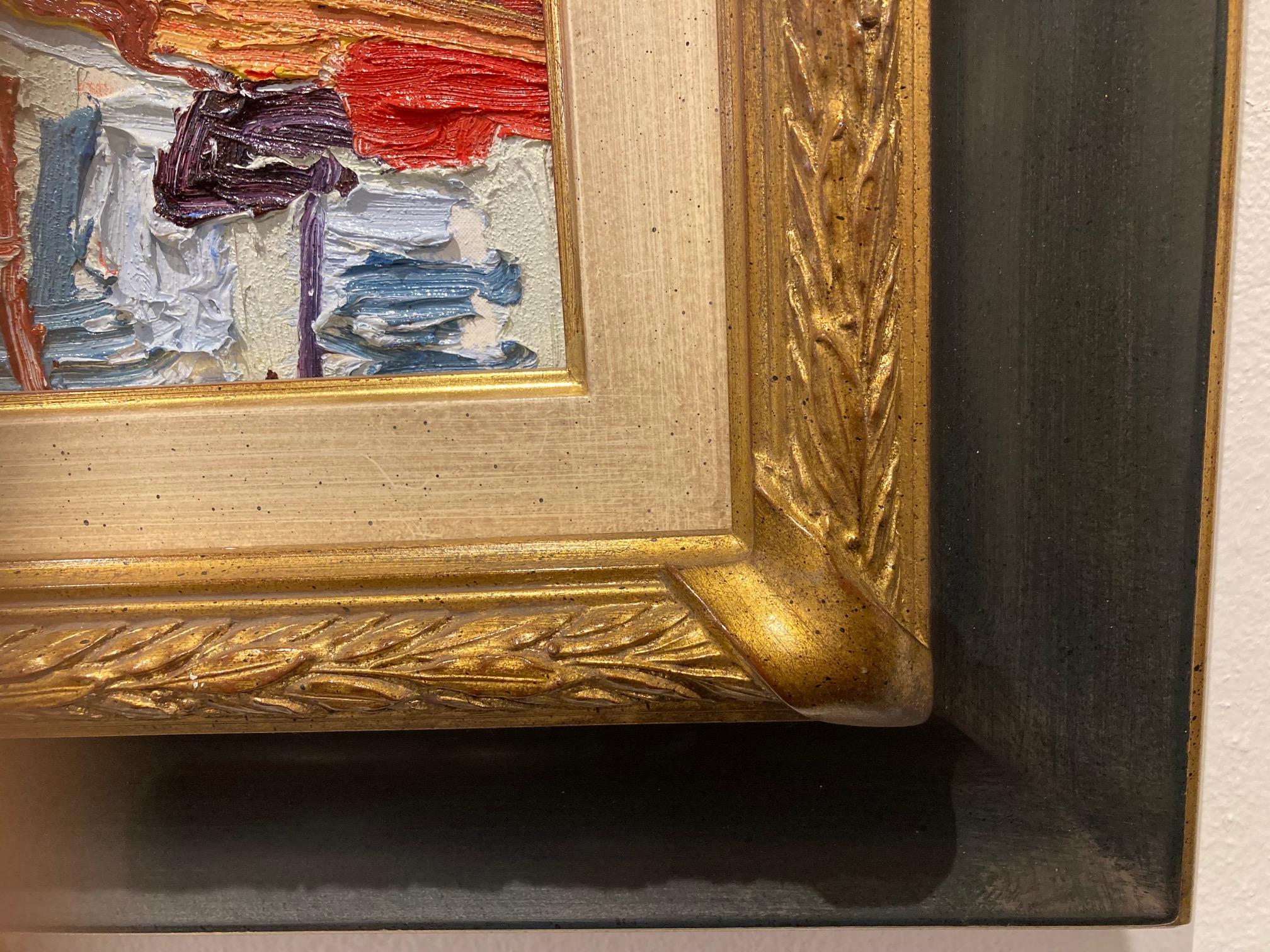 Verboden Schoonheid Verbotene Schönheit Ölgemälde auf Leinen Leinwand Auf Lager im Angebot 2