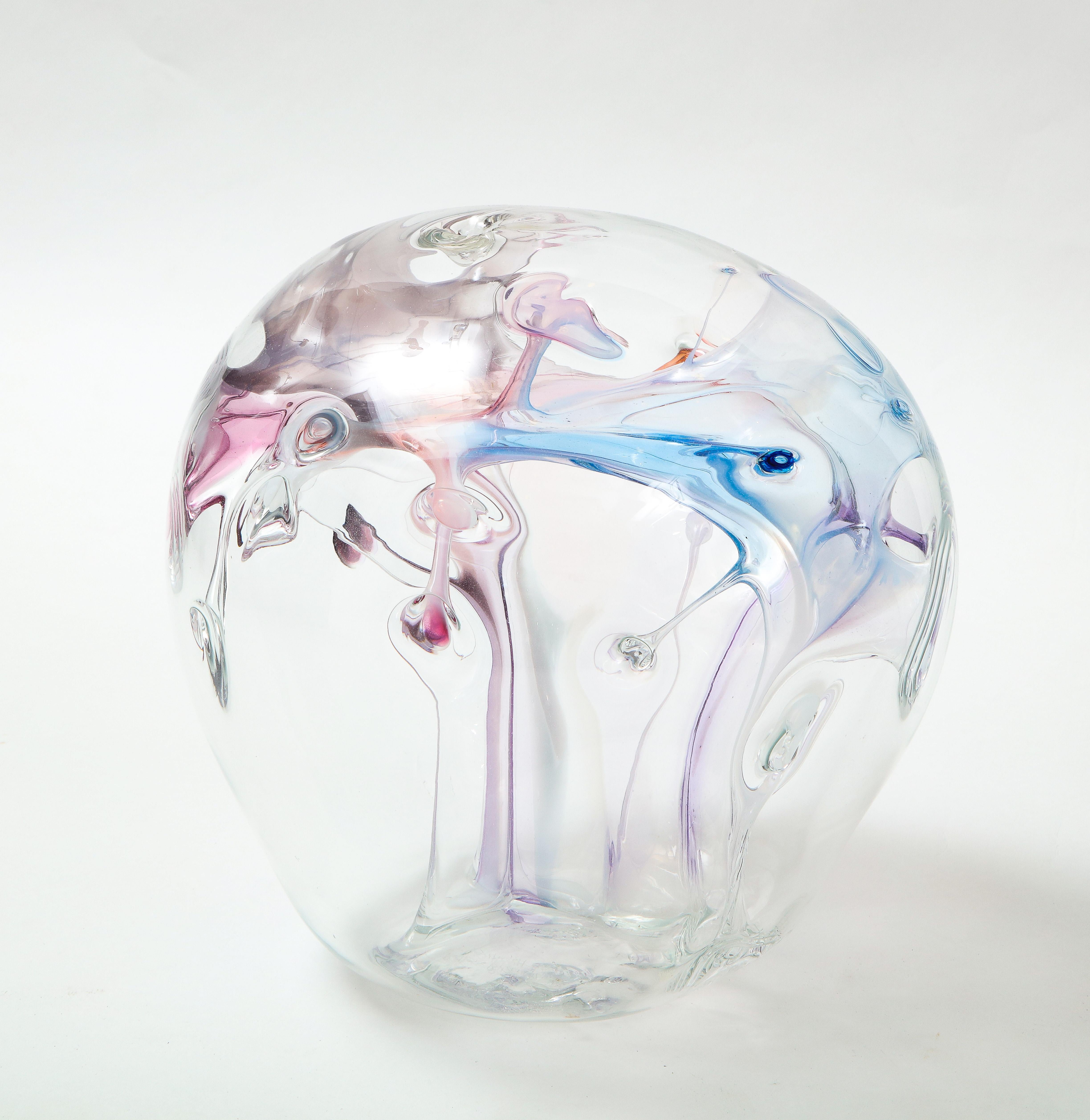 Peter Bramhall Glass Orb Sculpture 4