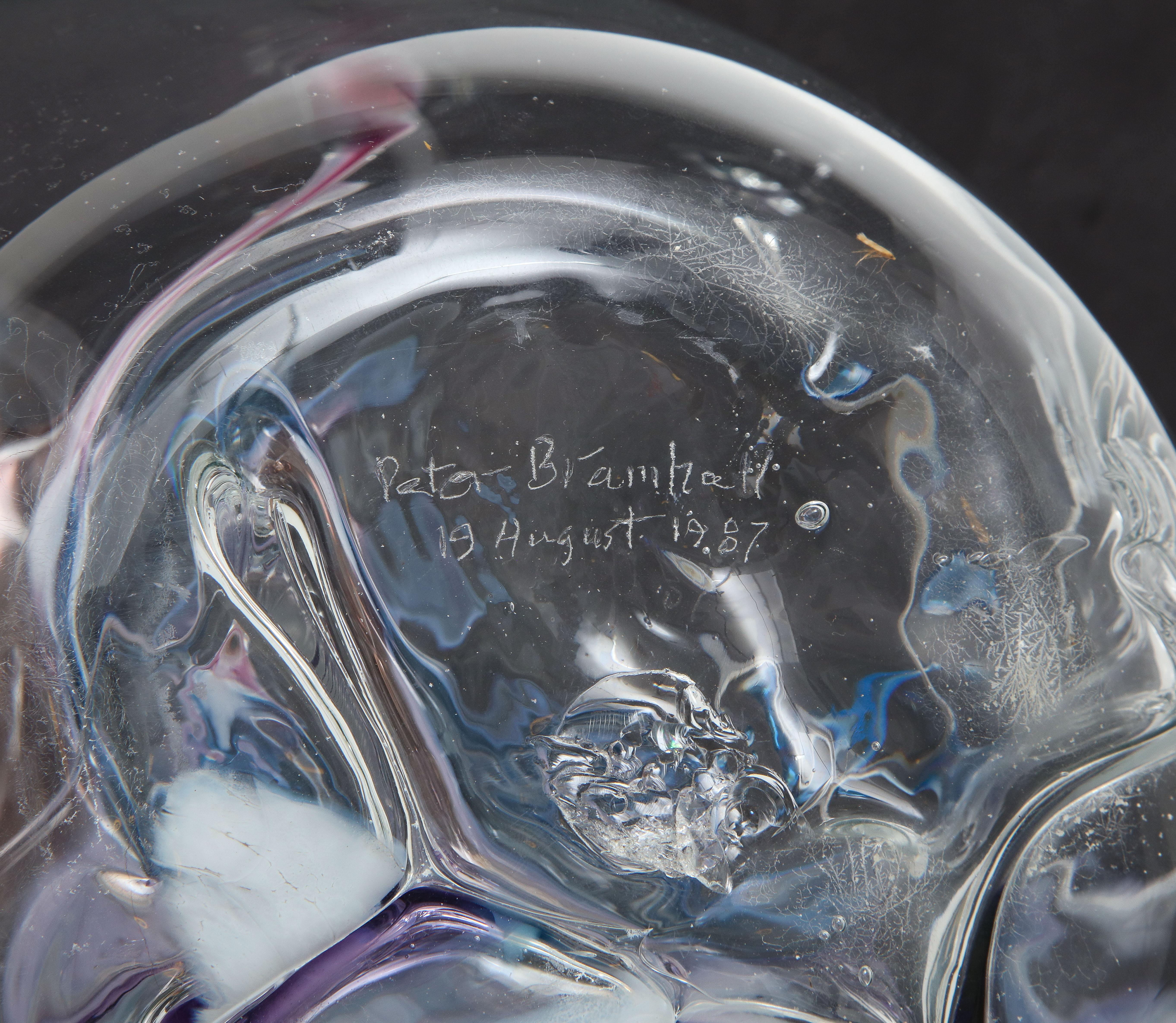 Peter Bramhall Glass Orb Sculpture 6