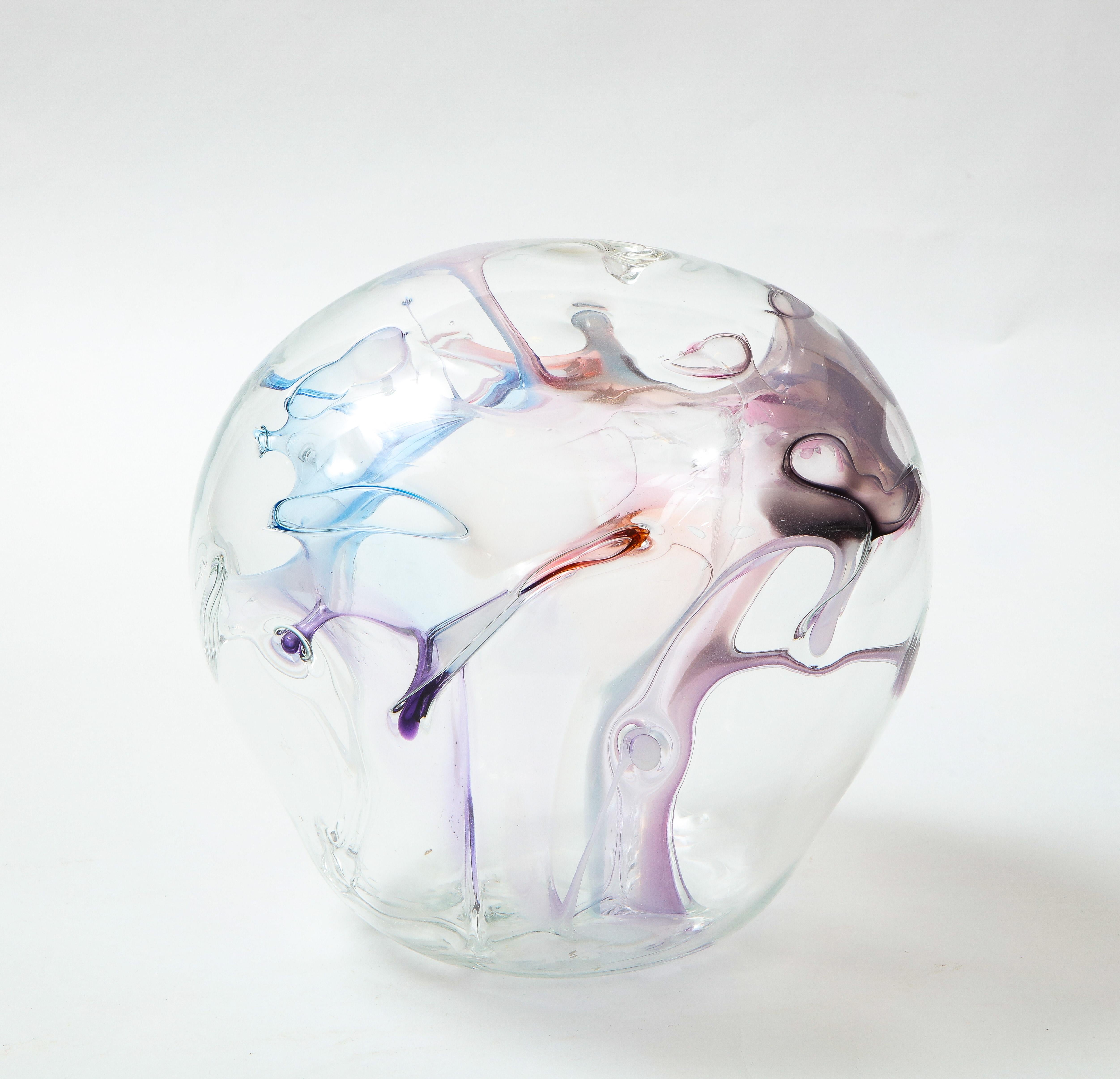 Peter Bramhall Glass Orb Sculpture 1