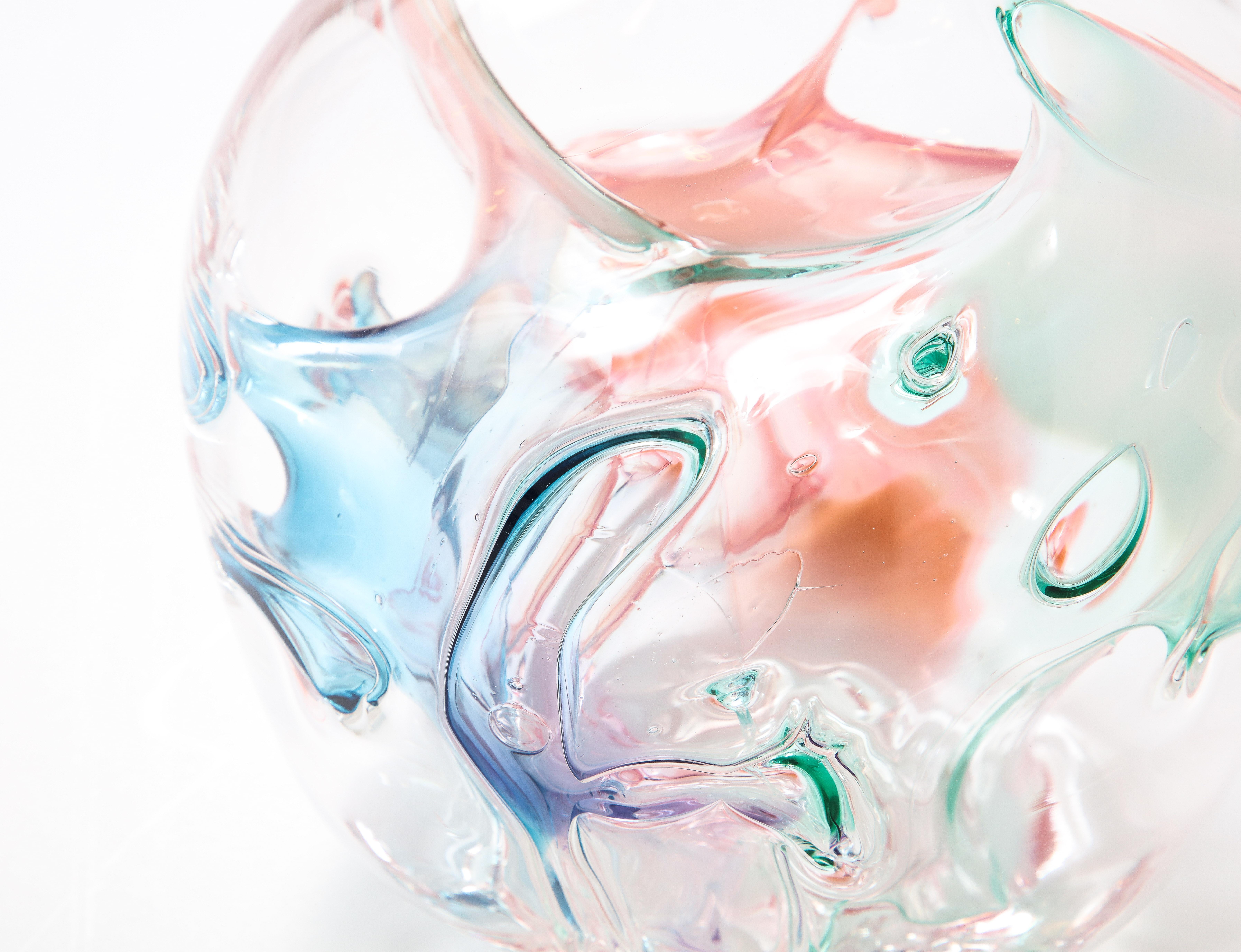 Peter Bramhall Glass Orb Sculpture 1