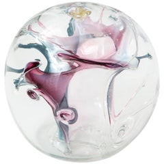 Peter Bramhall Glass Orb Sculpture