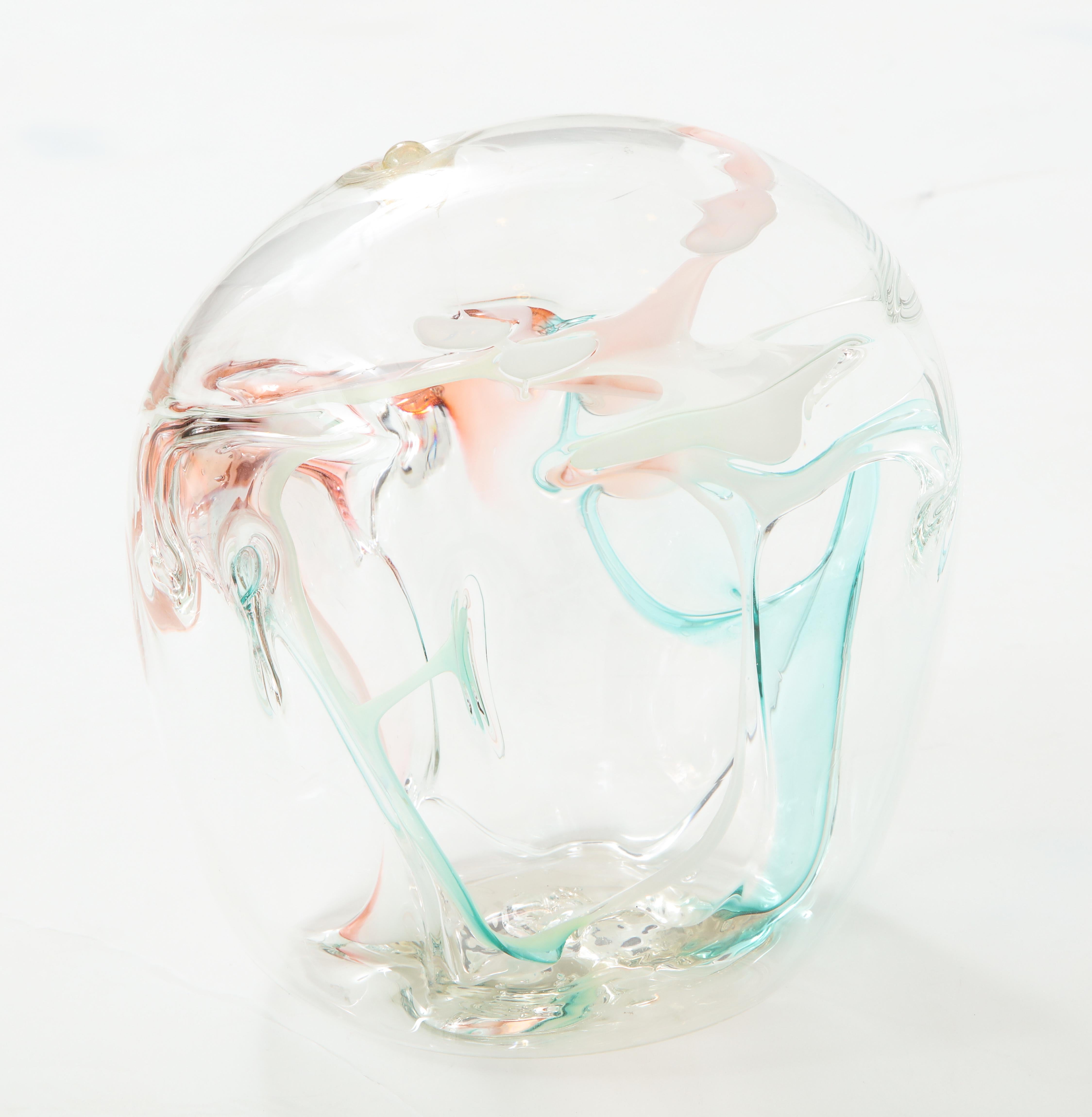 Peter Bramhall Glass Sculpture In Good Condition In New York, NY