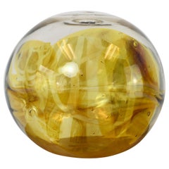 Peter Bramhall Signiert Studio Kunstglas Kugel Vase