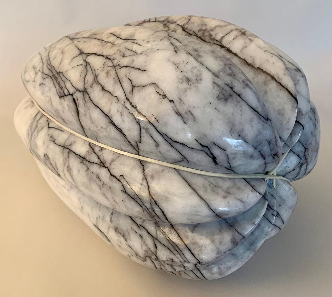 Abstract Thought by Peter Brooke-Ball - Marble Sculpture, abstract, organic 2