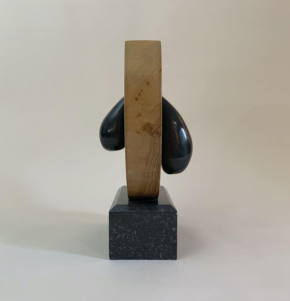 Juice by Peter Brooke-Ball - Wood and Stone Sculpture, abstract 1