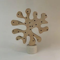 Partytime by Peter Brooke-Ball - Wood Sculpture, Organic Forms, Abstract