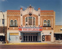 Barron Theater, Pratt, KS par Peter Brown, 1989, impression pigmentaire d'archives