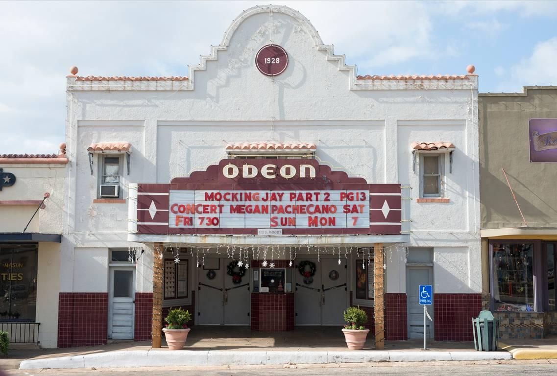 Central Texas: Odeon Theater, Mason, Texas