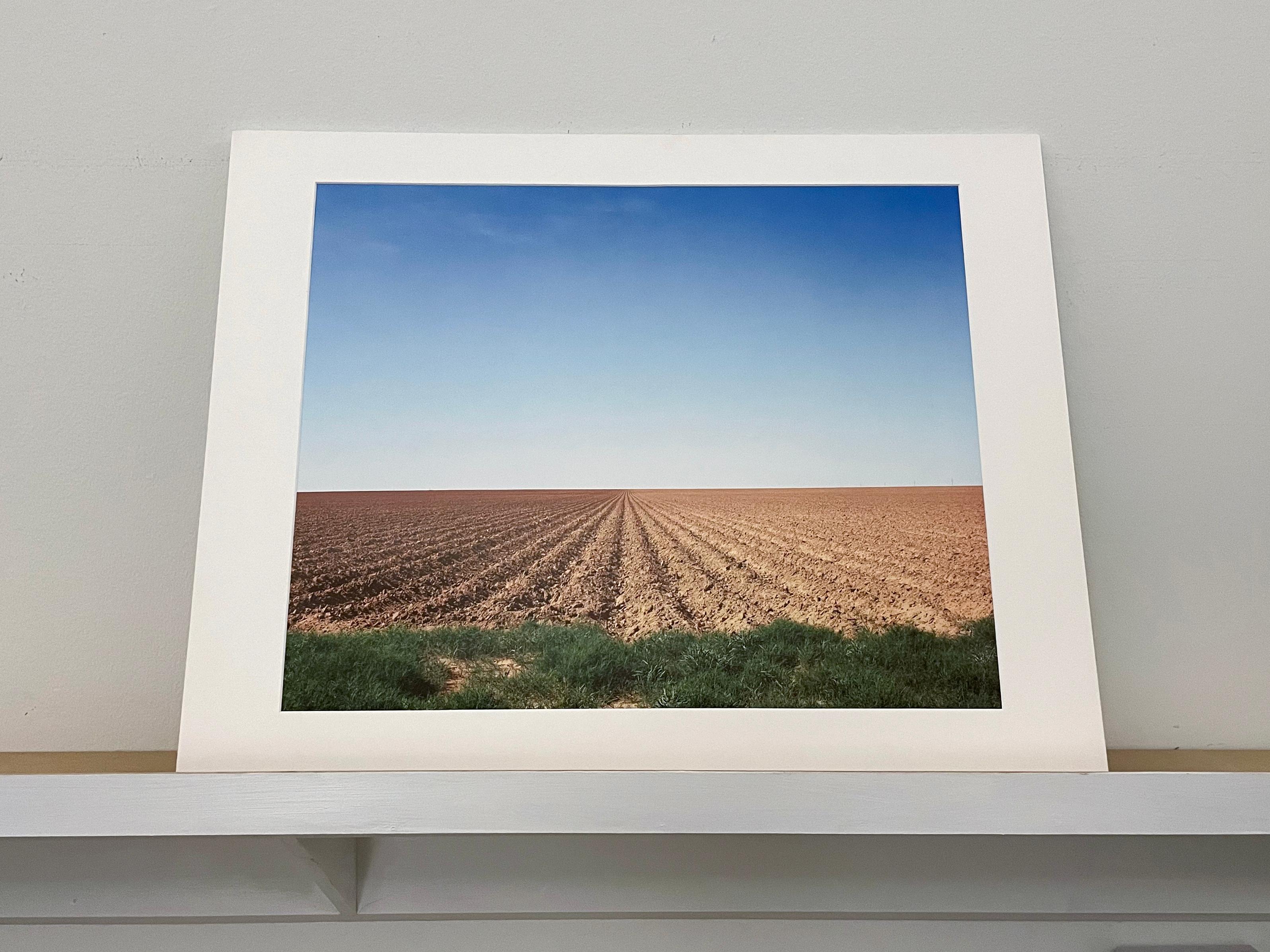 North Texas: Plowed Field, Patricia by Peter Brown, 2002, Archival Pigment Print For Sale 2