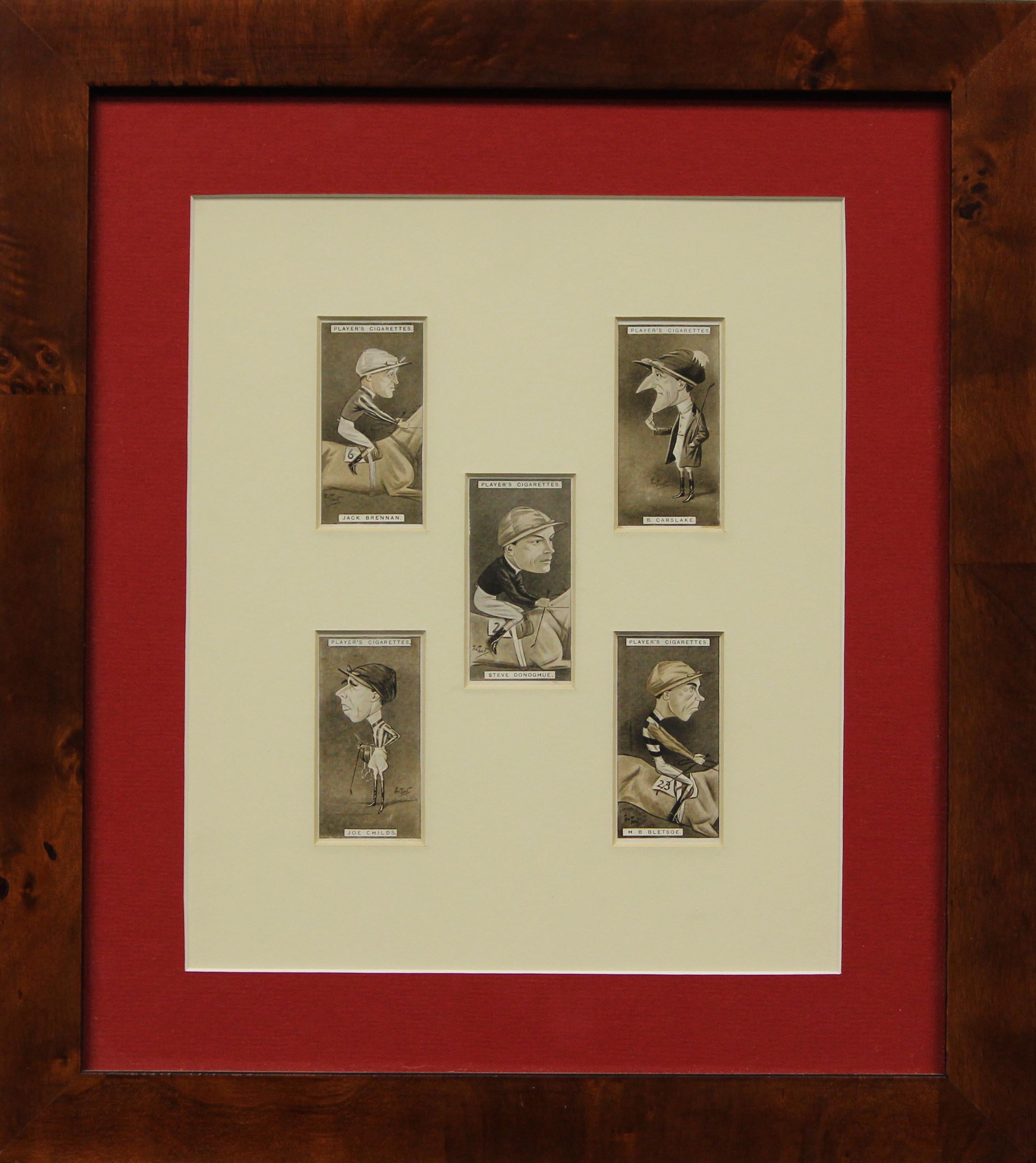 Carte di sigarette del giocatore - Print di Peter Buchanan aka "The Tout"