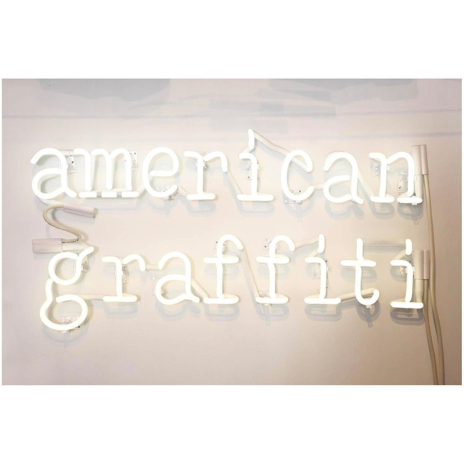 Amerikanische Graffiti-Neon von Peter Buchman, 2024 im Angebot