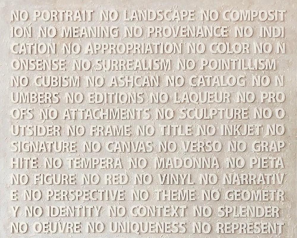 „No Portrait, No Landscape“, Voice-Over-Gemälde-Serie von Peter Buchman, 2018 (Moderne) im Angebot