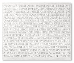 Peter Buchman "Perdona mi francés", Serie de pinturas con voz en off, 2025