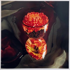 Floating, Flowers, Large Format Photo 24X20 Color Photograph Beach House
