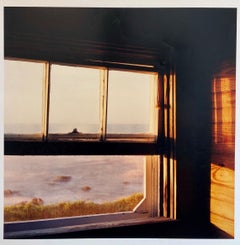 Das kleine Fenster, Großformatfoto 24X20 Farbfotografie Strandhaus RI