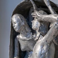 Peter Calaboyias, Sirens, cast aluminum, 1994