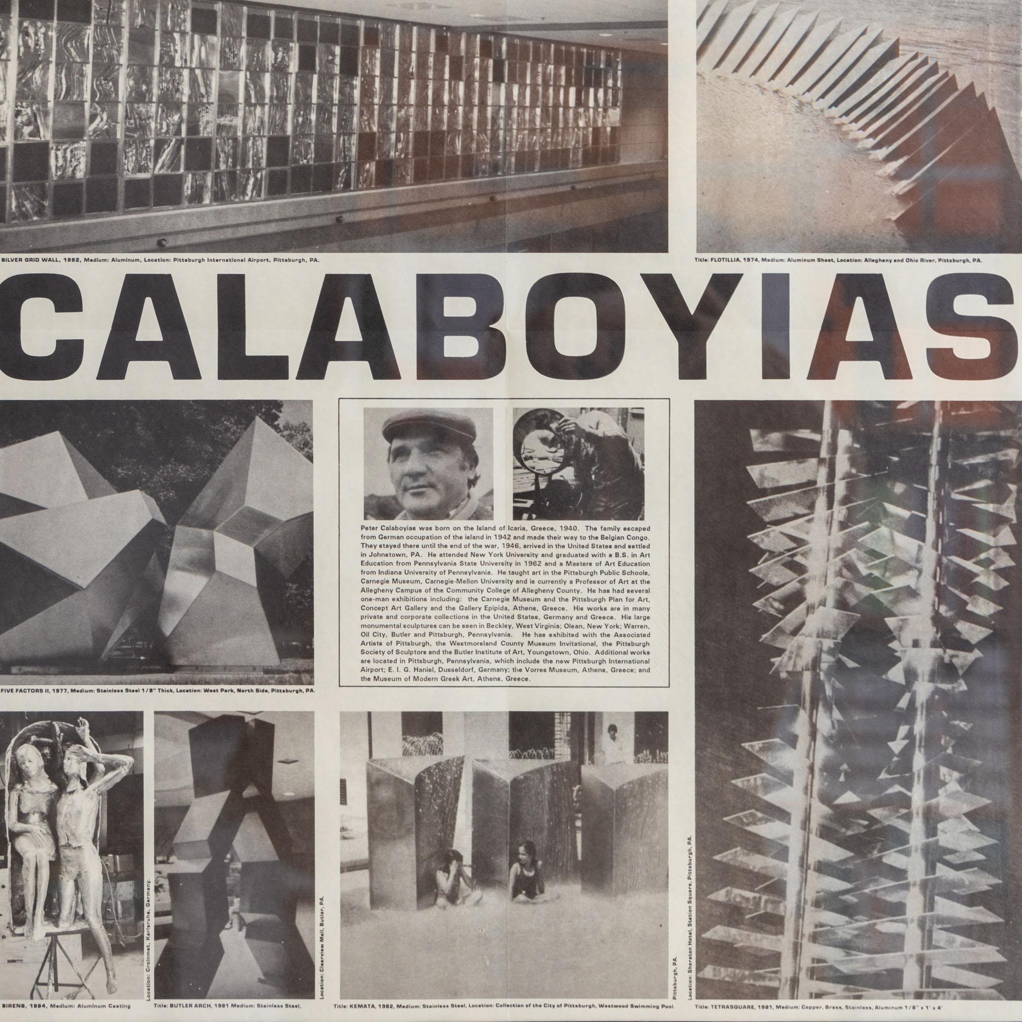 Fin du 20e siècle Peter Calaboyias, Sirens, aluminium coulé, 1994