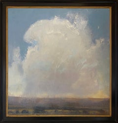 San Ysidro (Big Sky, huge clouds, rain veil, pastel colors, lush landscape)