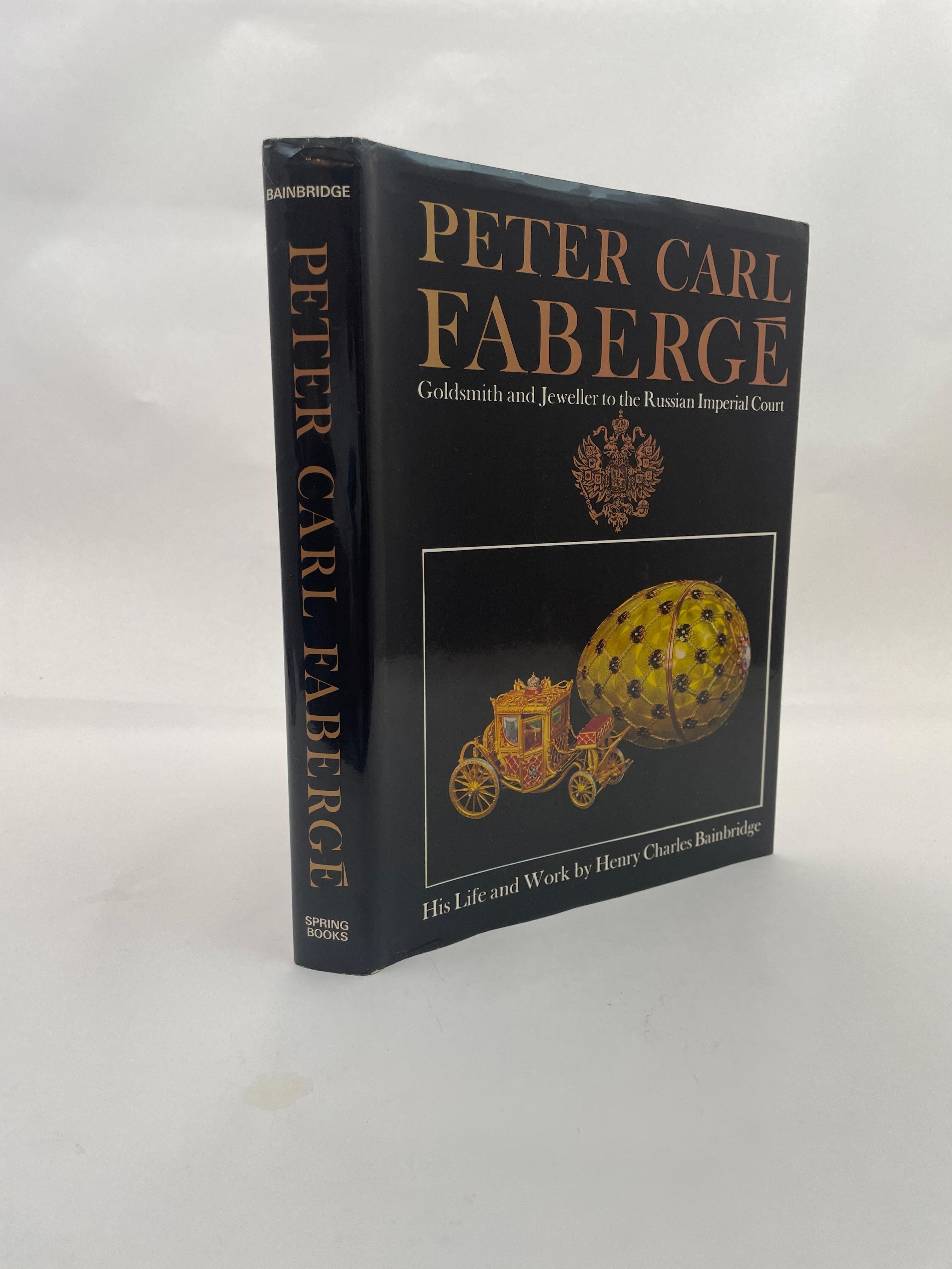Peter Carl Fabergé Goldsmith Jeweller to the Russian Imperial Court Hardcover In Good Condition For Sale In North Hollywood, CA