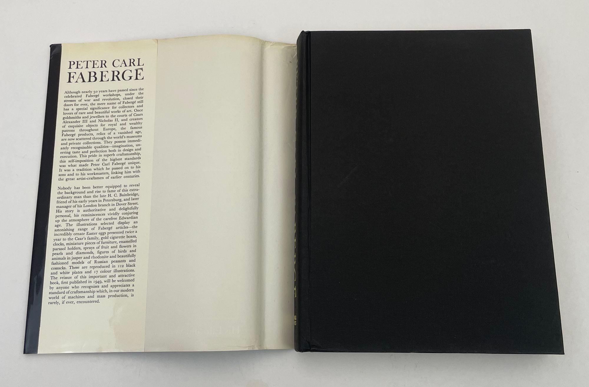 20th Century Peter Carl Fabergé Goldsmith Jeweller to the Russian Imperial Court Hardcover For Sale