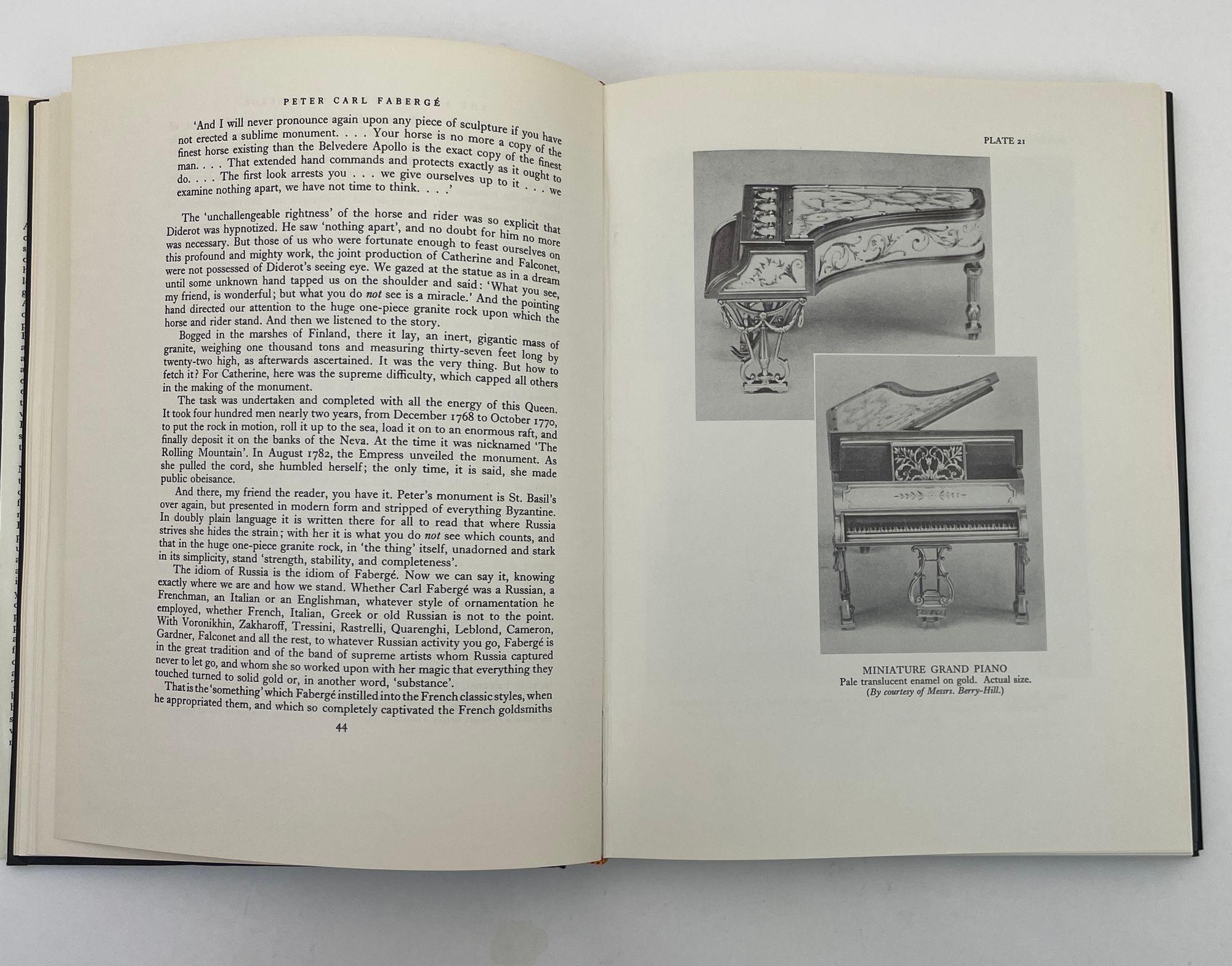 Peter Carl Fabergé Goldsmith Jeweller to the Russian Imperial Court Hardcover For Sale 2