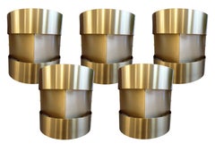 Cinq appliques « Band » ou « The Ribbon » de Peter Celsing, édition Fagerhult Belysning