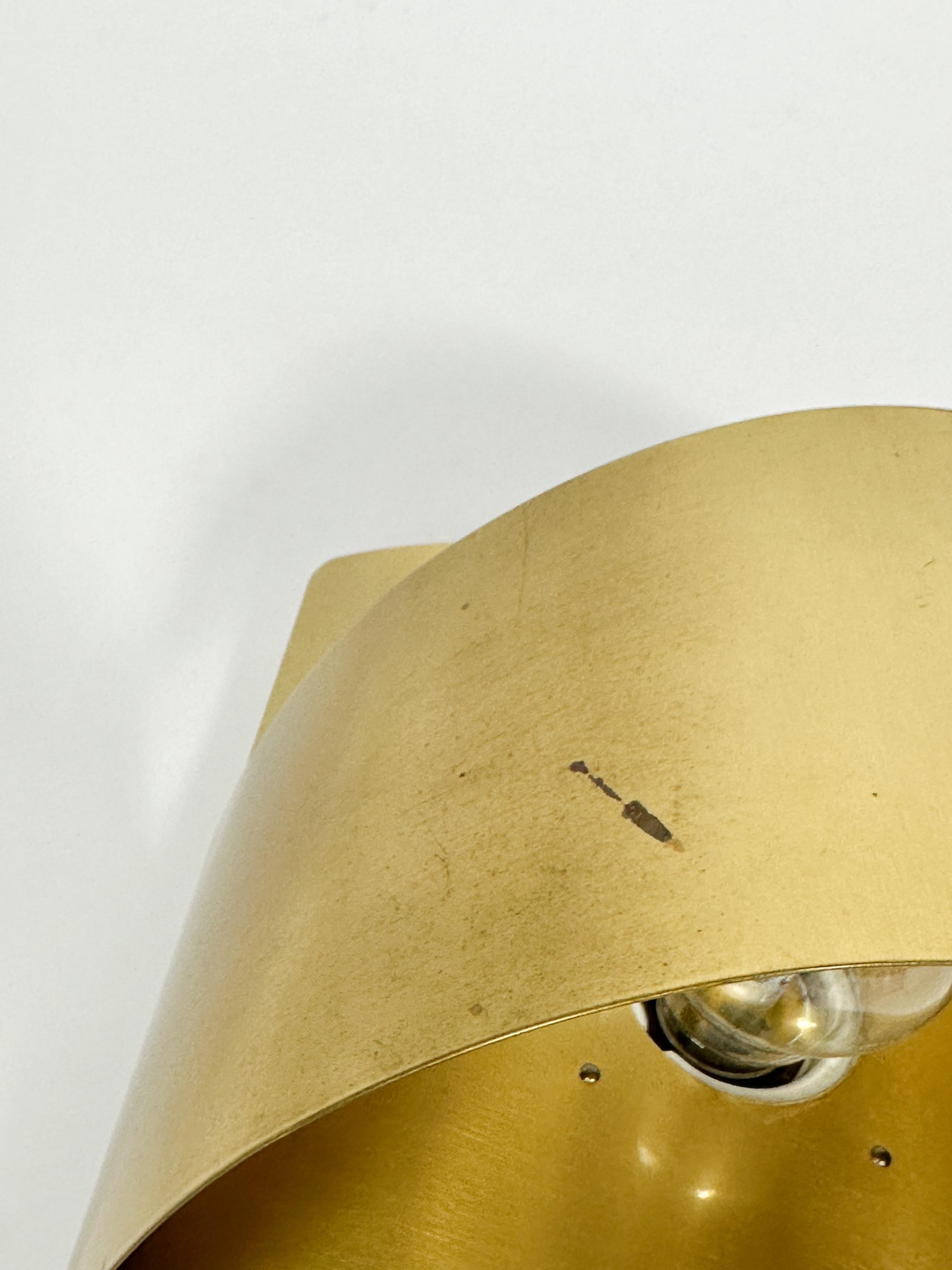 Peter Celsing Wall Lamp Brass Band Falkenberg Sweden 1970s Wall Light Sconce In Good Condition For Sale In Basel, BS