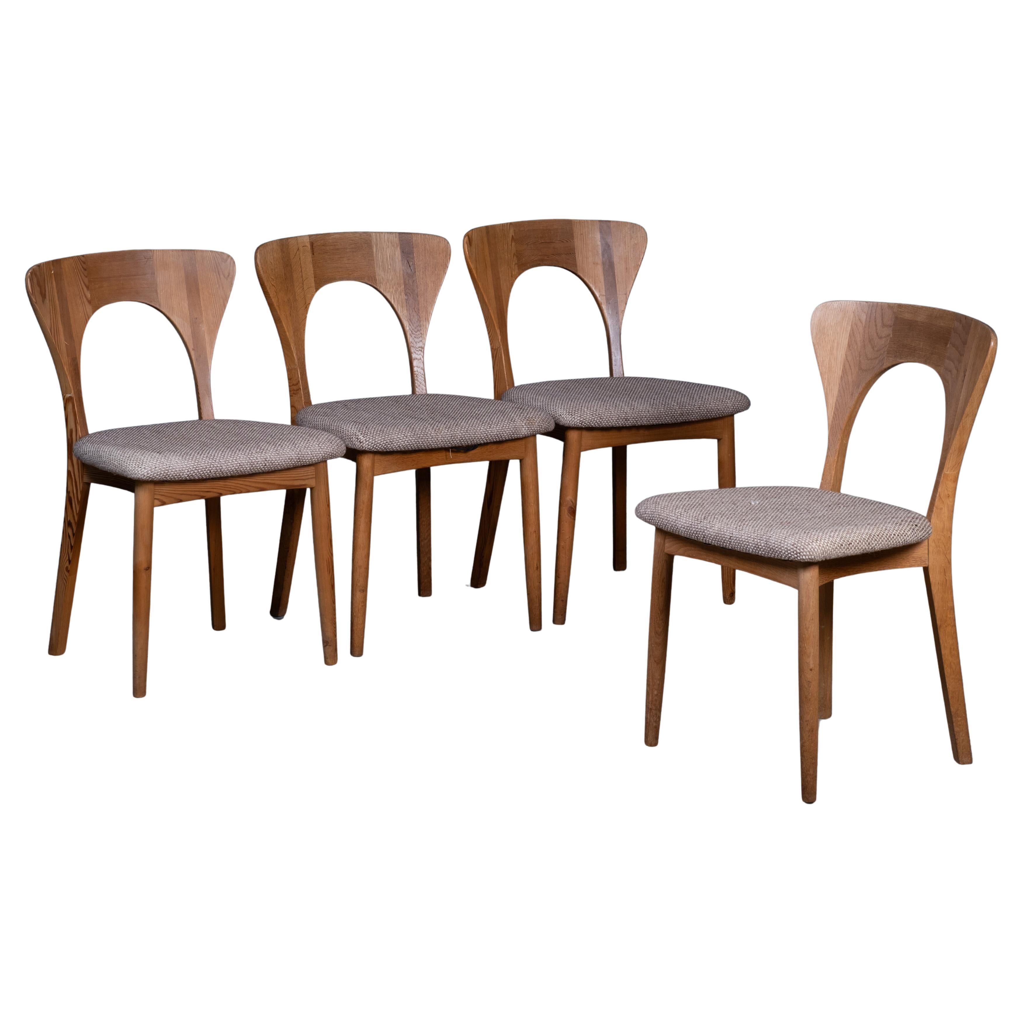 Peter Chairs by Niels Koefoed, 1970s, Danish design