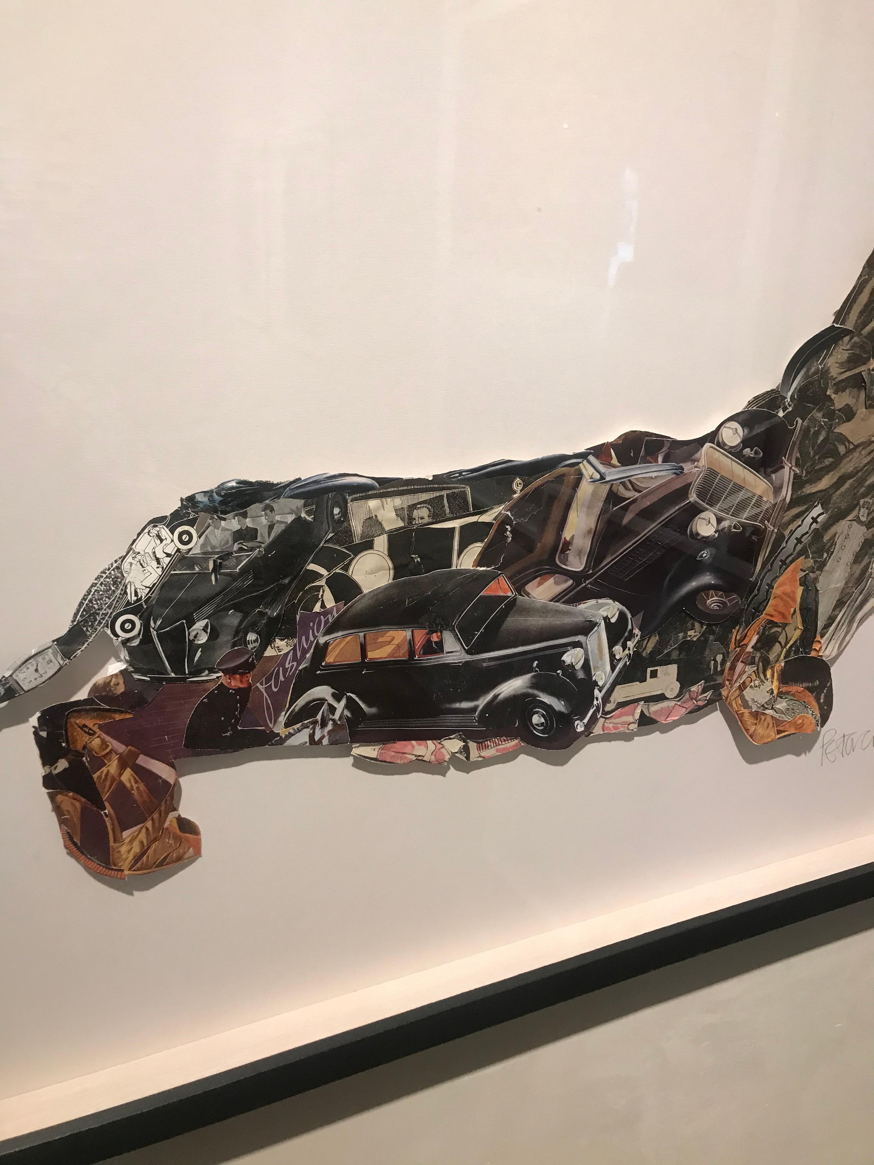 Dasch of Taste – Collage aus verschiedenen Medien von Peter Clark:: schwarz gerahmt 3