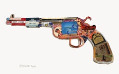 Smoking Gun VI- collage by Peter Clark