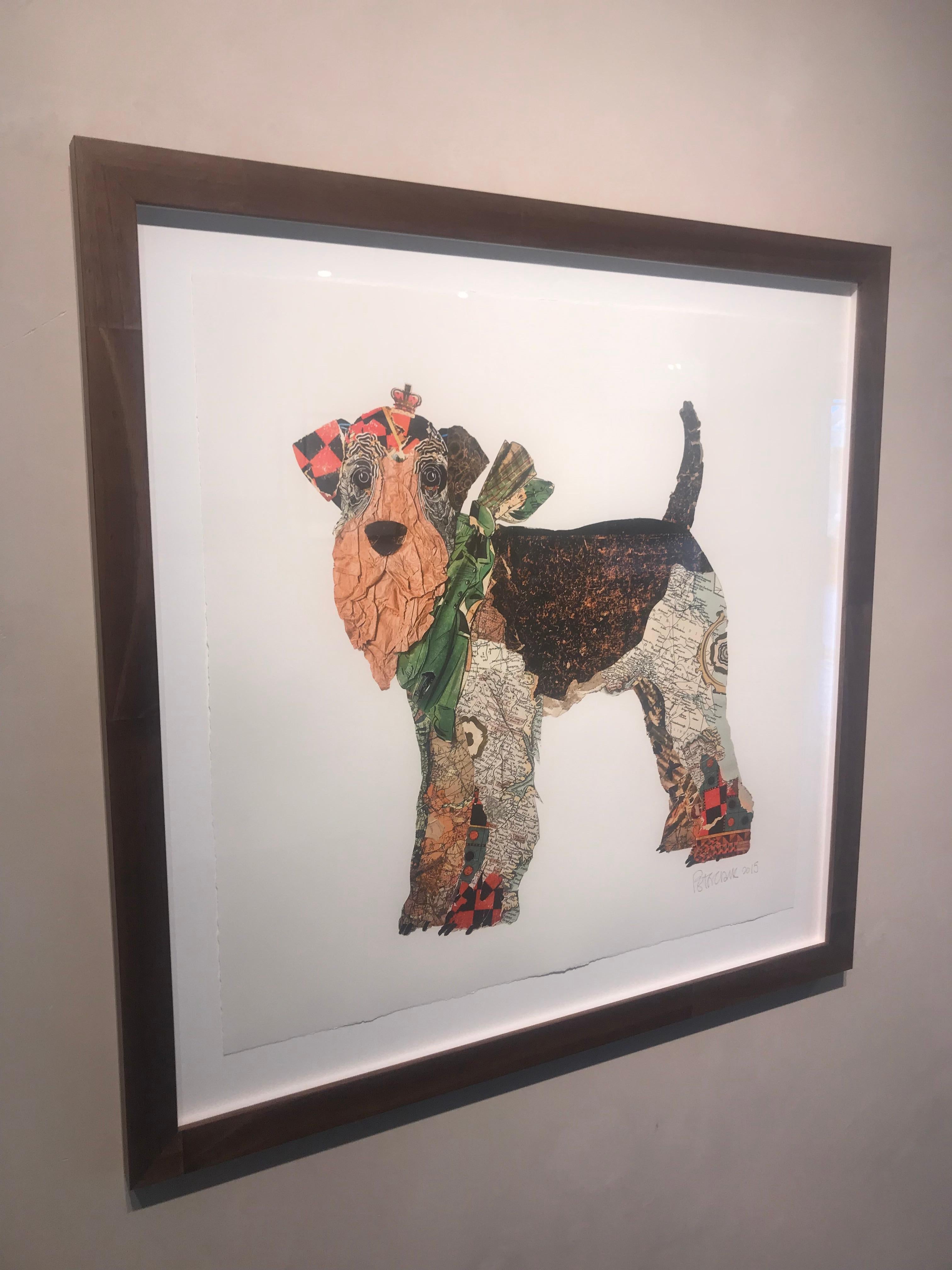 Terrier King - Contemporary Print by Peter Clark
