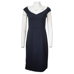 Peter Cohen Navy Midi Dress, Size Medium