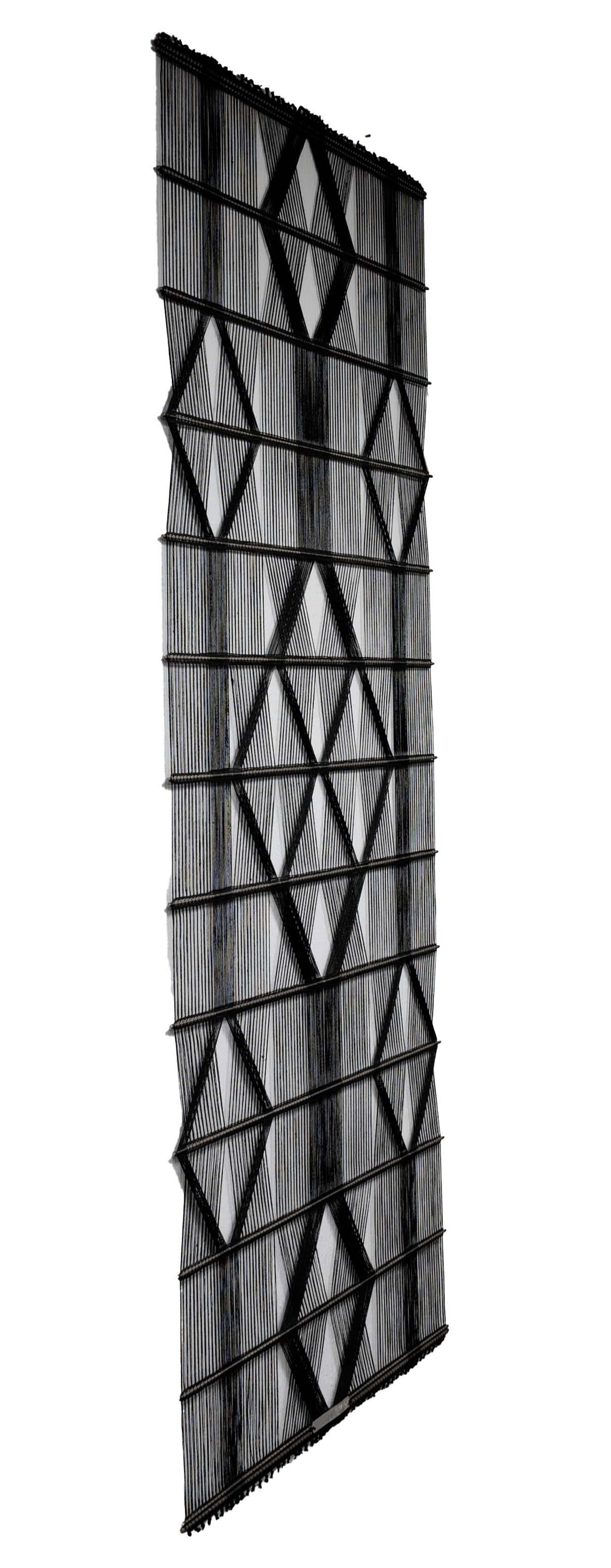 Peter Collingwood M. 164 No. 1 Leinen Makro-Gaze Modernist Fiber Art Wall Hang (Moderne) im Angebot