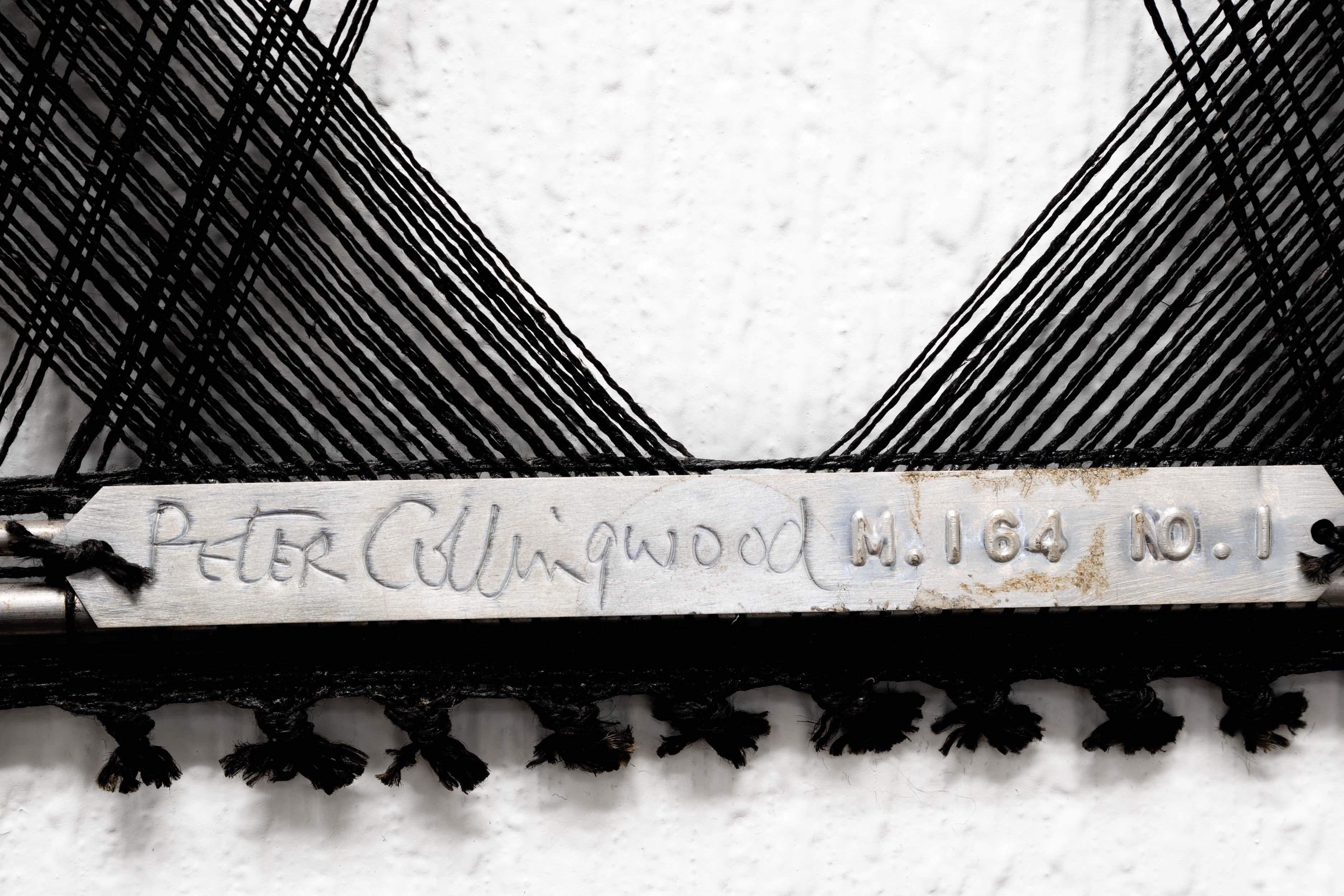 Peter Collingwood M. 164 No. 1 Leinen Makro-Gaze Modernist Fiber Art Wall Hang im Angebot 2