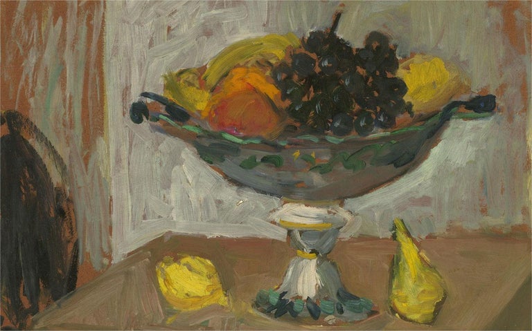 Peter Collins ARCA - 20th Century Oil, Fruit Bowl - Painting by Peter Collins ARCA