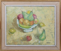 Peter Collins ARCA: 'Still Life with a Fruit Bowl' 20th century oil painting